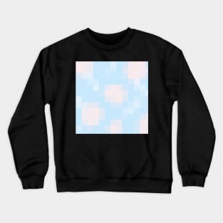 Mosaic of Cute Pastel Coloured Leafs Crewneck Sweatshirt